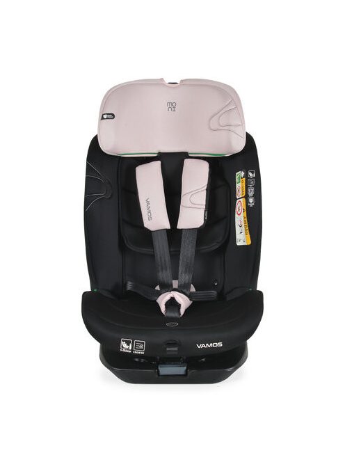VAMOS autós ülés 40-150cm 360 forgatható PINK