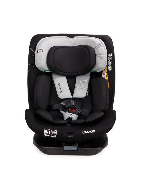 VAMOS autós ülés 40-150 cm 360 forgatható SZÜRKE