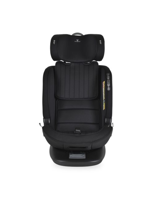GTS prémium autós ülés 40-150cm SPS, 360fokban forgatható FEKETE
