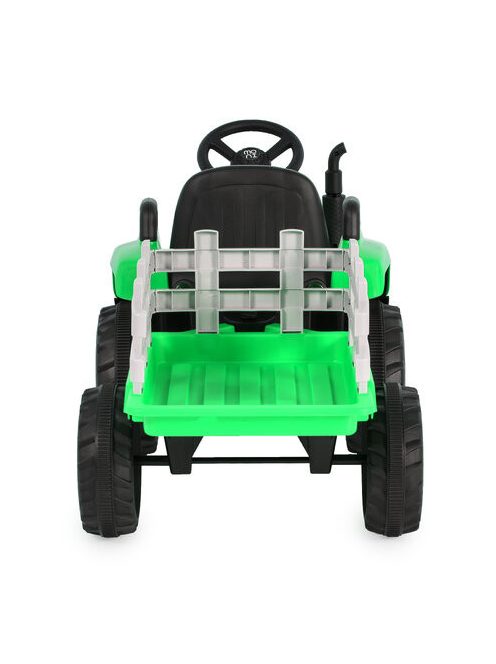 BO DALLAS elektromos traktor trélerrel 12V 140cm ZÖLD