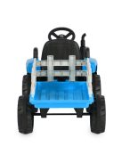 BO DALLAS elektromos traktor trélerrel 12V 140cm KÉK
