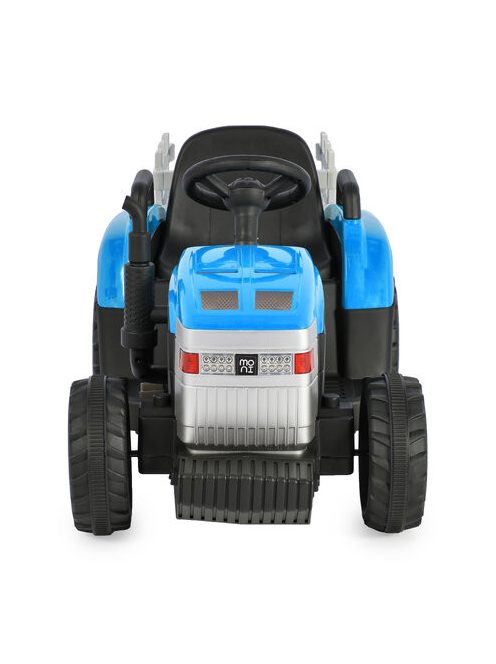 BO DALLAS elektromos traktor trélerrel 12V 140cm KÉK