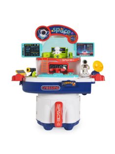   MŰANYAGJÁTÉK űrhajós zenélő, világító  asztal szett