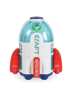   MŰANYAGJÁTÉK űrhajós zenélő, világító  asztal szett