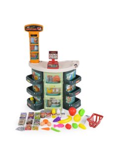 MŰANYAGJÁTÉK szupermarket kiegészítőkkel szett
