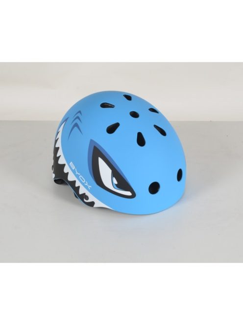 BYOX BICIKLIS sisak SHARK cápa 48-54 méret KÉK