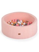 LABDAMEDENCE 90 cm, 200db 5,5cm ARANY labdával RÓZSASZÍN