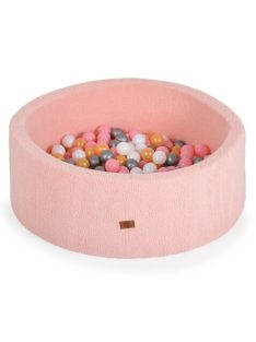 LABDAMEDENCE 90 cm, 200db 5,5cm ARANY labdával RÓZSASZÍN