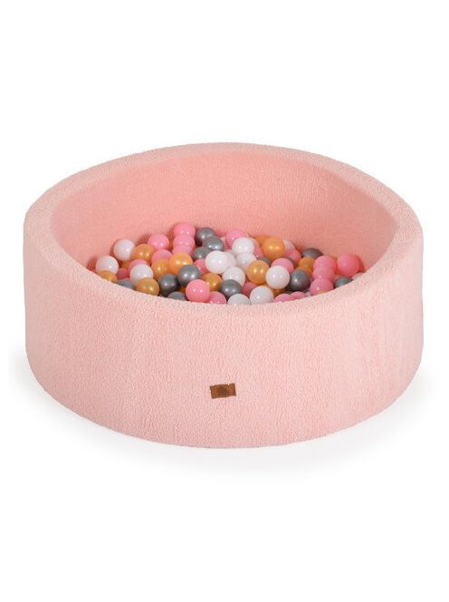 LABDAMEDENCE 90 cm, 200db 5,5cm ARANY labdával RÓZSASZÍN