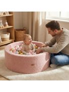 LABDAMEDENCE 90 cm, 200db 5,5cm ARANY labdával RÓZSASZÍN