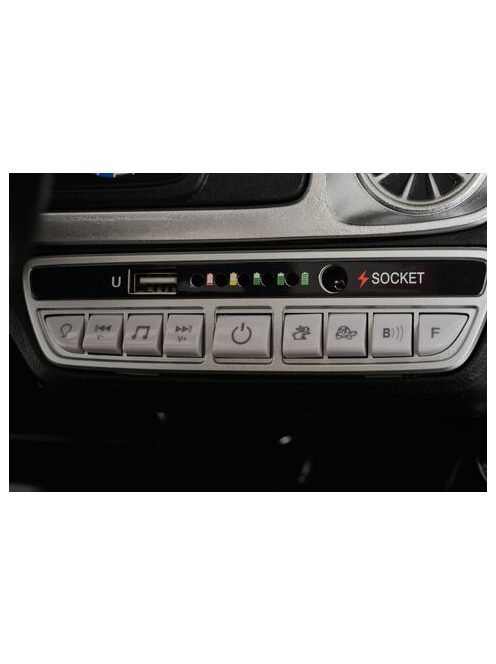 BO Mercedes-AMG G63 S306 két motoros 105cm FEKETE