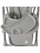 RICO multi etetőszék alsó kosár nélkül, összecsukható SZÜRKE