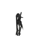 RICO multi etetőszék alsó kosár nélkül, összecsukható FEKETE