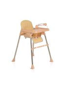 CENTURY etetőszék műanyag játékhíddal BÉZS