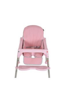 CENTURY etetőszék műanyag játékhíddal PINK