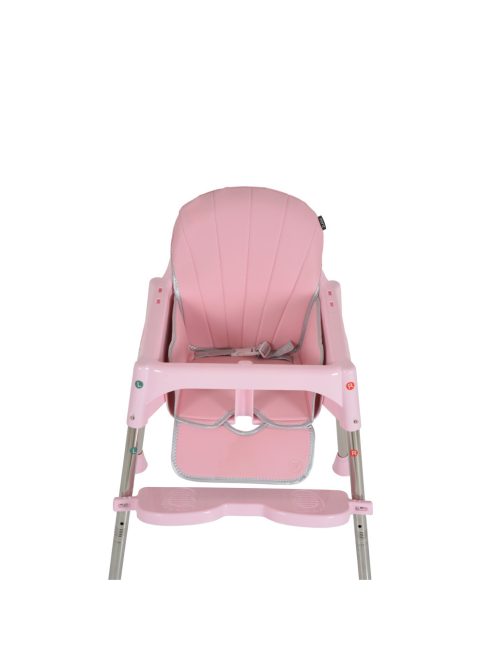 CENTURY etetőszék műanyag játékhíddal PINK