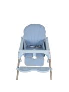 CENTURY etetőszék műanyag játékhíddal KÉK