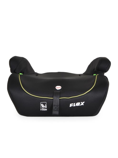 FLEX autós ülés 76-150cm FEKETE/ZÖLD díszcsík