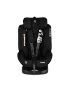 i-MAXX autós ülés,  isofix, forgatható, 2 plüss+párna 40-150cm FEKETE