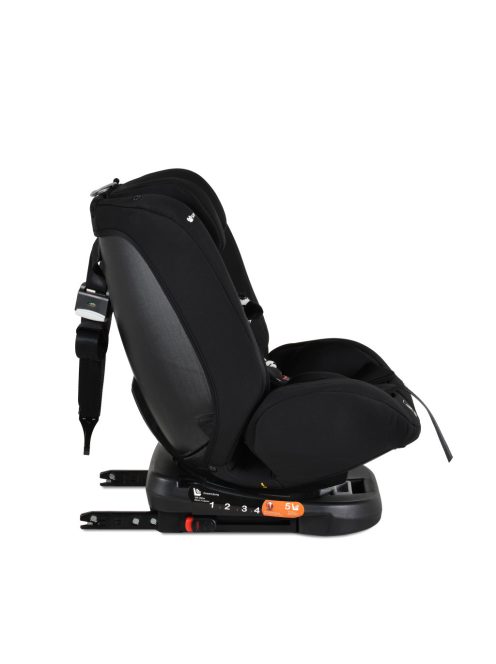 i-MAXX autós ülés,  isofix, forgatható, 2 plüss+párna 40-150cm FEKETE