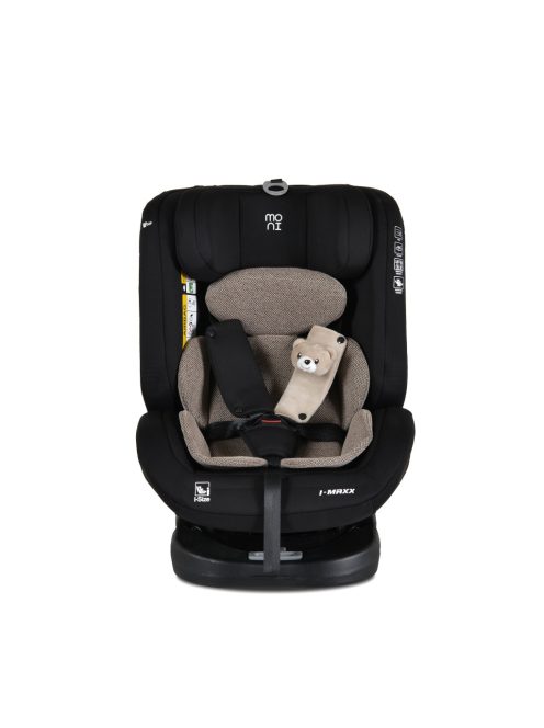 i-MAXX autós ülés,  isofix, forgatható, 2 plüss+párna 40-150cm BÉZS
