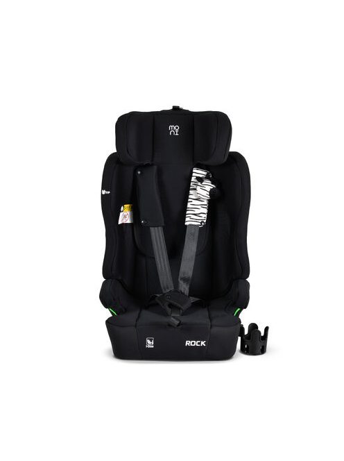 ROCK autós ülés 76-150cm, 2játékkal, pohártartó, belső öv, isofix nélkül FEKETE