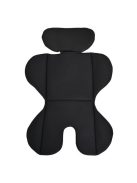 ROCK autós ülés 76-150cm, 2játékkal, pohártartó, belső öv, isofix nélkül FEKETE