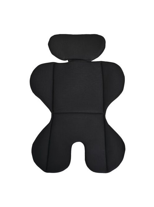 ROCK autós ülés 76-150cm, 2játékkal, pohártartó, belső öv, isofix nélkül FEKETE