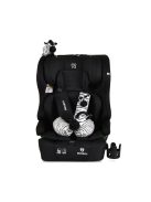 SECURITY autós ülés belső övvel, isofix, ajándék 2plüss+párna 76-150cm FEKETE