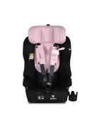 SECURITY autós ülés belső övvel, isofix, ajándék 2plüss+párna 76-150cm PINK