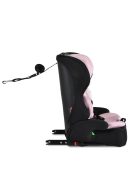SECURITY autós ülés belső övvel, isofix, ajándék 2plüss+párna 76-150cm PINK
