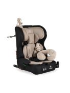 SECURITY autós ülés belső övvel, isofix, ajándék 2plüss+párna 76-150cm BÉZS
