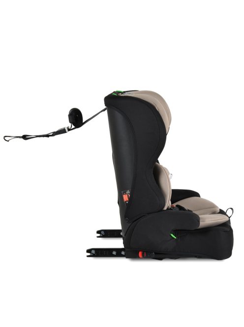 SECURITY autós ülés belső övvel, isofix, ajándék 2plüss+párna 76-150cm BÉZS