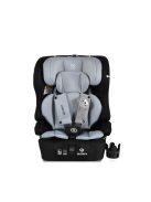 SECURITY autós ülés belső övvel, isofix, ajándék 2plüss+párna 76-150cm SZÜRKE