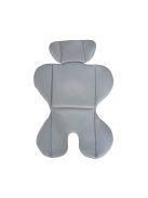 SECURITY autós ülés belső övvel, isofix, ajándék 2plüss+párna 76-150cm SZÜRKE