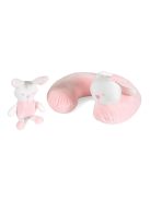 i-MAXX autós ülés, isofix, forgatható, 2 plüss+párna 40-150cm PINK