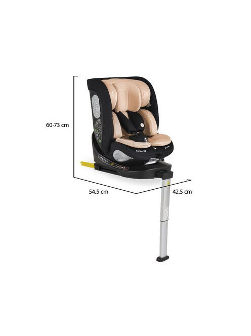 STRIKE autós ülés támasztólábbal 40-150cm BÉZS