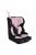 ROCK autós ülés 76-150cm, 2játékkal, pohártartó, belső öv, isofix nélkül PINK
