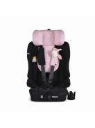 ROCK autós ülés 76-150cm, 2játékkal, pohártartó, belső öv, isofix nélkül PINK