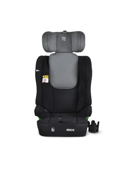 ROCK autós ülés 76-150cm, 2játékkal, pohártartó, belső öv, isofix nélkül SZÜRKE