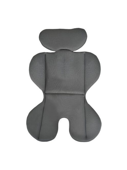 ROCK autós ülés 76-150cm, 2játékkal, pohártartó, belső öv, isofix nélkül SZÜRKE