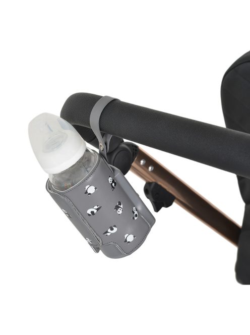 CALIENTE cumisüveg melegen tartó hordozható, USB-C töltővel NAGY SZÜRKE