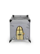 PLAYHOUSE összecsukható házikó utazóágy, tetővel, kibújóval SZÜRKE