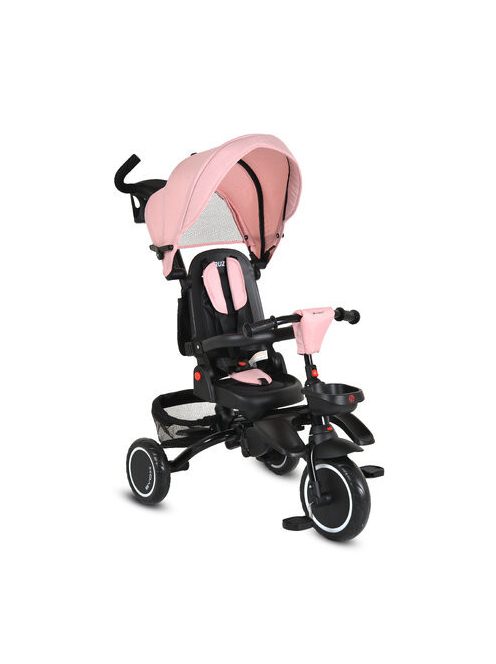 CRUZ tricikli napfénytetővel, összecsukható PINK