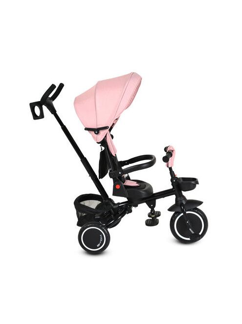 CRUZ tricikli napfénytetővel, összecsukható PINK