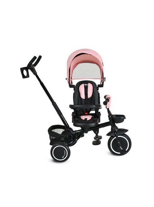 CRUZ tricikli napfénytetővel, összecsukható PINK