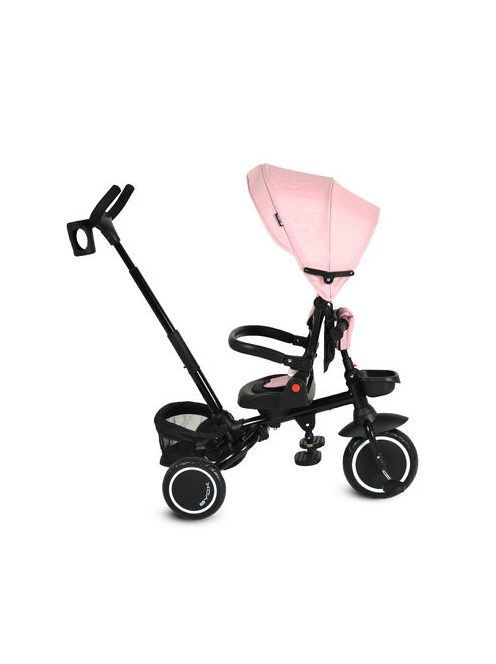 CRUZ tricikli napfénytetővel, összecsukható PINK