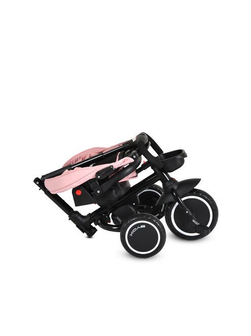 CRUZ tricikli napfénytetővel, összecsukható PINK