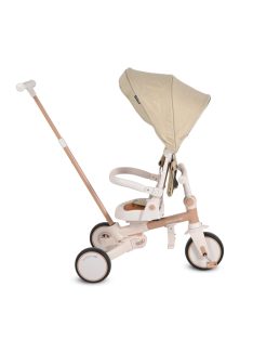   COMPACTO ÚJ 3IN1 tricikli multifunkciós, futóbiciklivé alakítható BÉZS