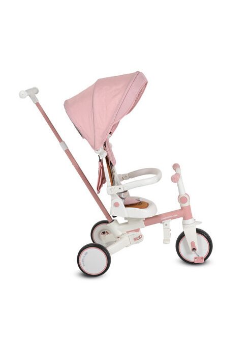 COMPACTO ÚJ 3IN1 tricikli multifunkciós, futóbiciklivé alakítható PINK